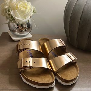 Birkenstock Arizona Copper Metallic